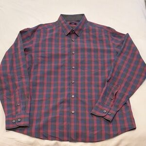 Untuckit Wrinkle-Free Altamura Plaid Button Down - XL